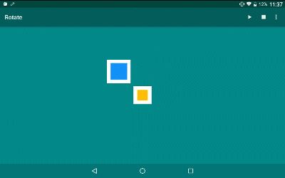 Android属性动画&迪士尼动画基本原则_ 弧线旋转