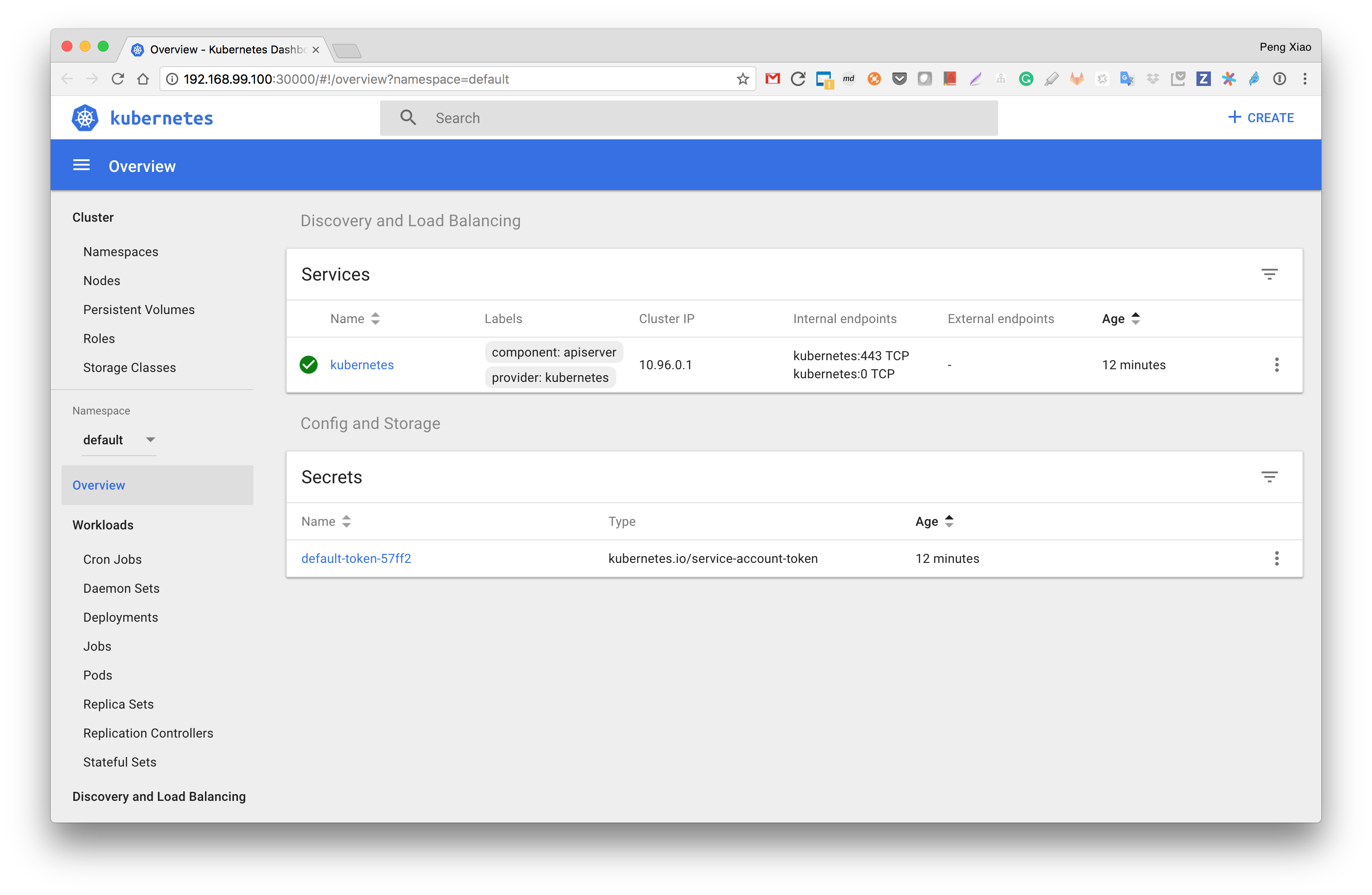 通过Minikube快速搭建一个本地的Kubernetes单节点环境_ k8s-dashboard