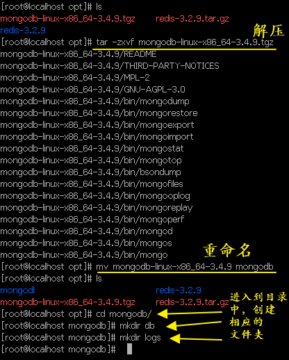 Linux上安装MongoDB_ 图片描述