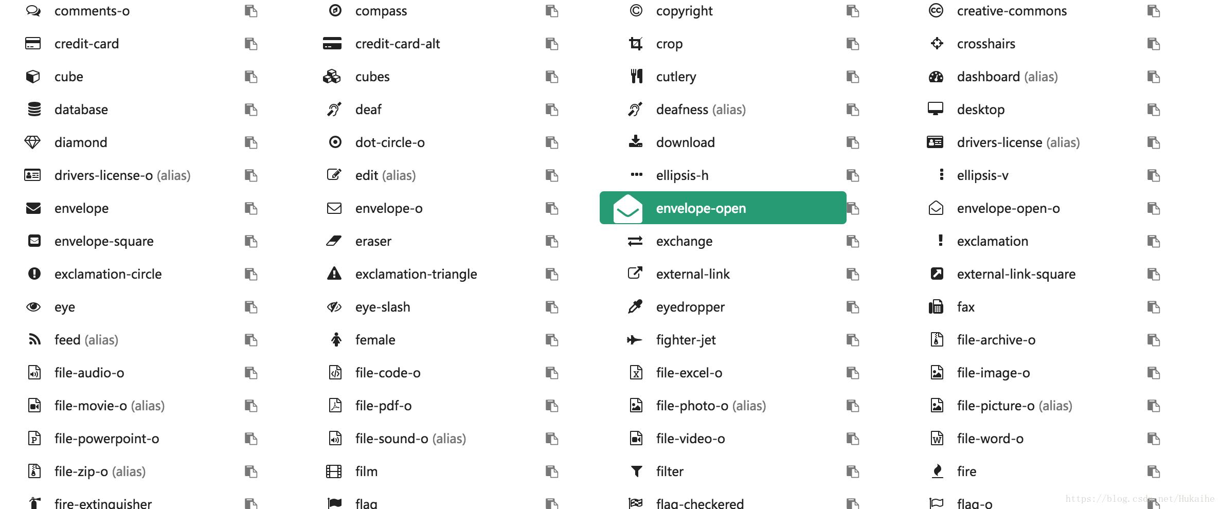 轻松学会在项目中使用fontawesome字体图标_ 图片描述