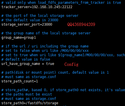 FastDFS分布式文件系统安装与使用_ config