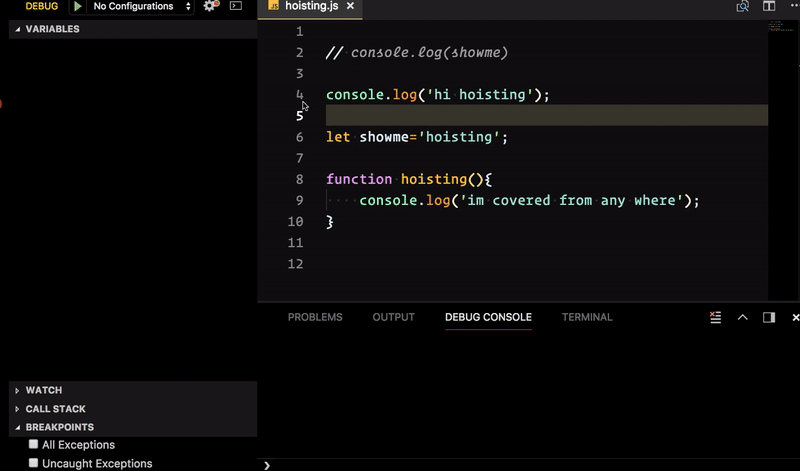 JavaScript中的变量提升(Hoisting)_ 图片描述