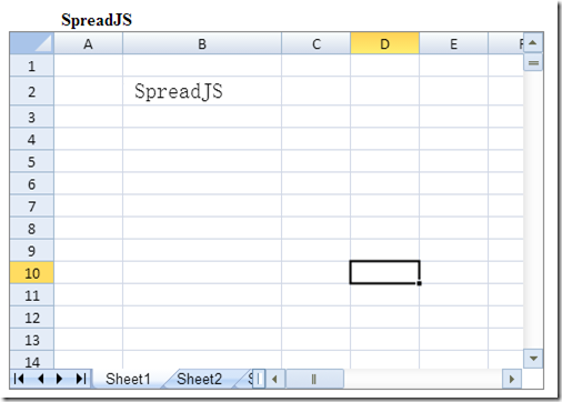【图解】Web前端实现类似Excel的电子表格_ 图片描述