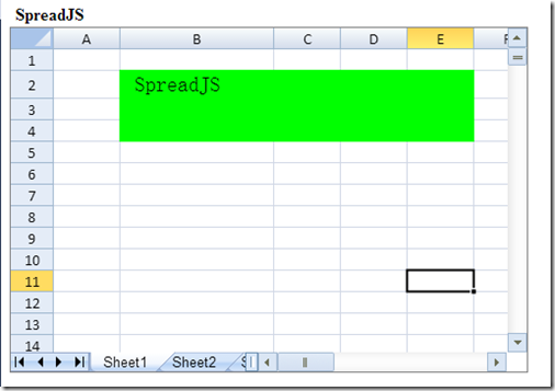 【图解】Web前端实现类似Excel的电子表格_ 图片描述
