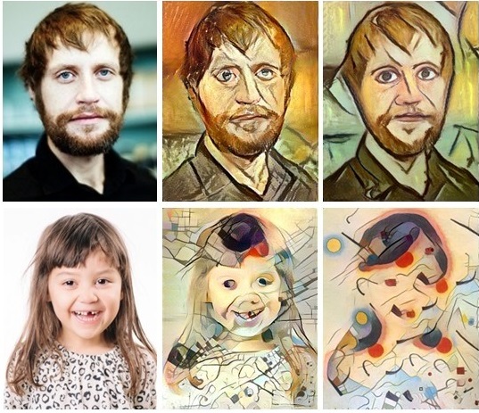 图4 两种不同风格的图像