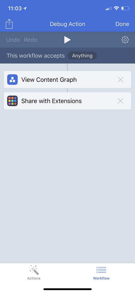 Workflow: Debug Action