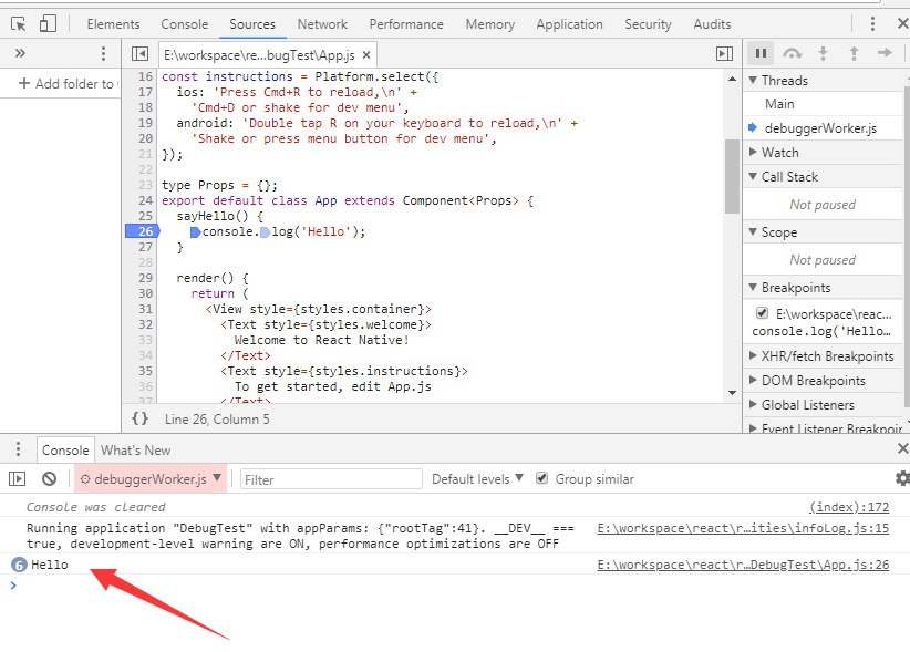 ReactNative基础&入门教程:调试ReactNative应用的一小步_ 图14.