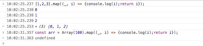 Array构造的数组使用map为何失效?_ 图片描述