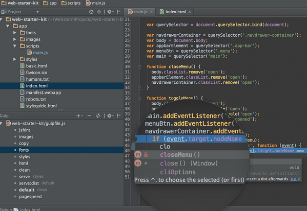 webstorm