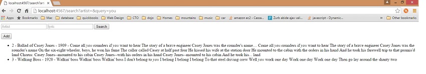 搜索结果的屏幕截图