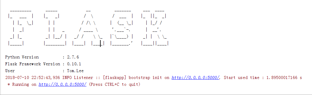 使用flask搭建web项目框架实例分享_ 图片描述