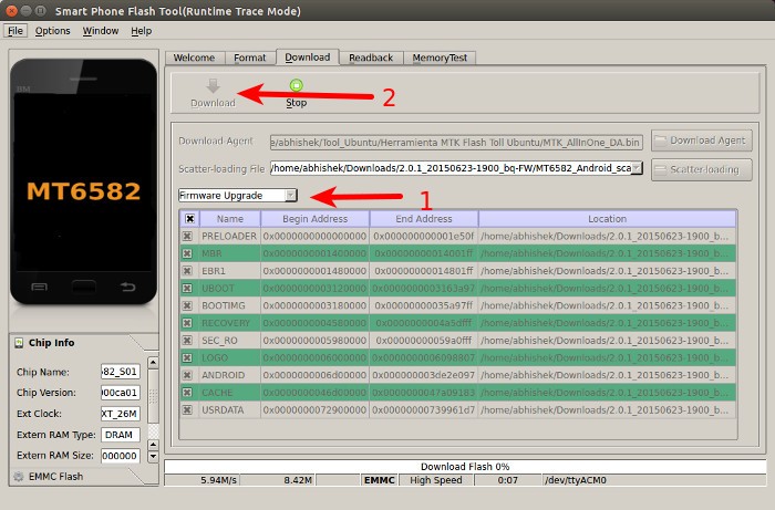 在 Linux 上将 BQ Aquaris Ubuntu 手机刷成 Android 系统