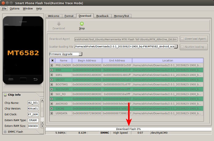在 Linux 上将 BQ Aquaris Ubuntu 手机刷成 Android 系统