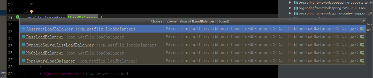 源码分析最新版本SpringCloudRibbon负载均衡之迷(一)_ 图片描述