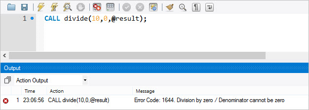 mysql resignal mysql resignal