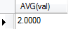 MySQL AVG NULL