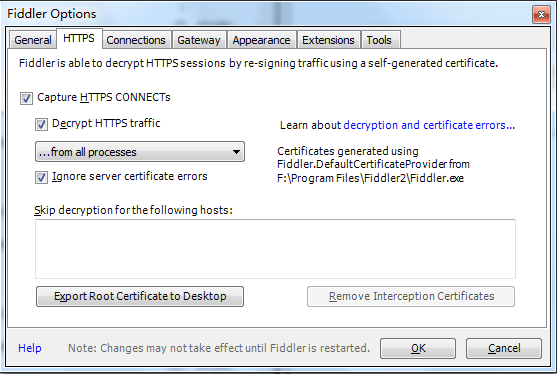 利用Fiddler对Android https请求进行监测