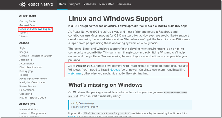 手把手教你在Windows下搭建React Native Android开发环境