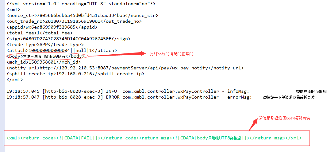 微信支付body乱码问题--排坑日记(1)_ 图片描述
