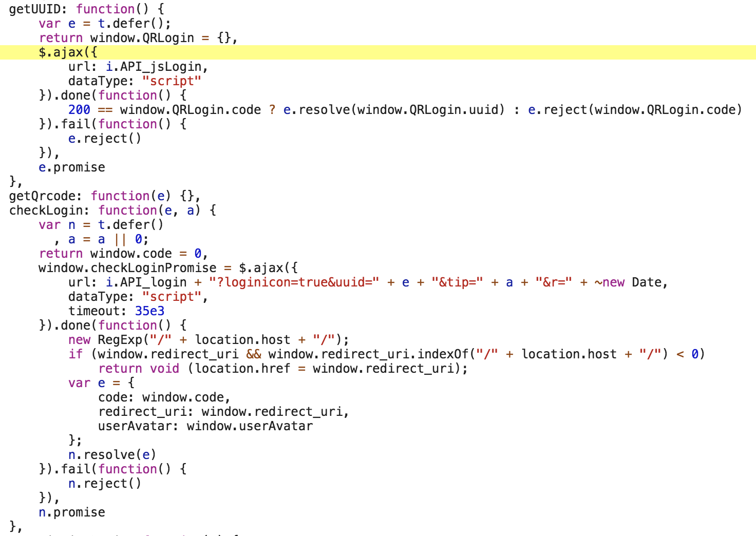 Electron开发实战之14-webwxapi-02_ getUUID