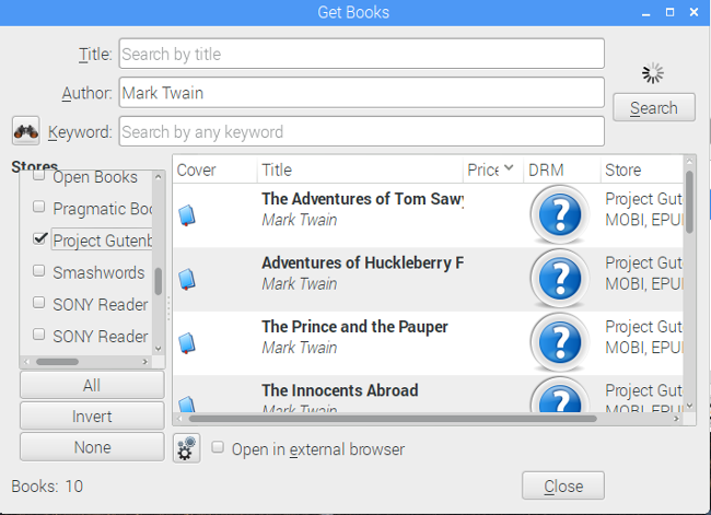 Searching for e-books Searching for e-books