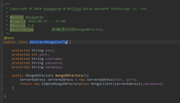 SpringBoot整合MongoDB多数据源_ 图片描述