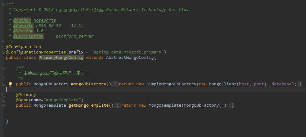 SpringBoot整合MongoDB多数据源_ 图片描述