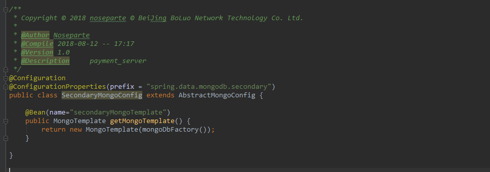 SpringBoot整合MongoDB多数据源_ 图片描述