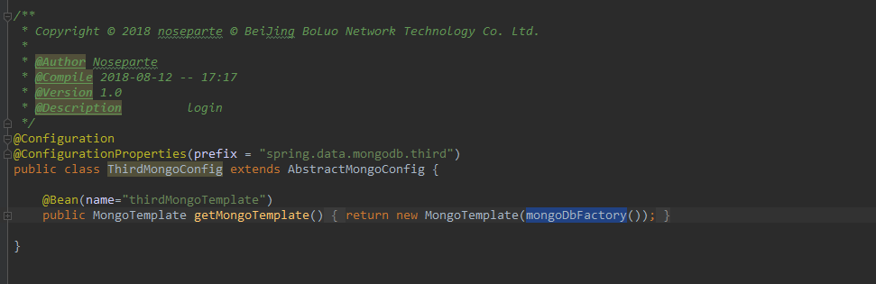 SpringBoot整合MongoDB多数据源_ 图片描述