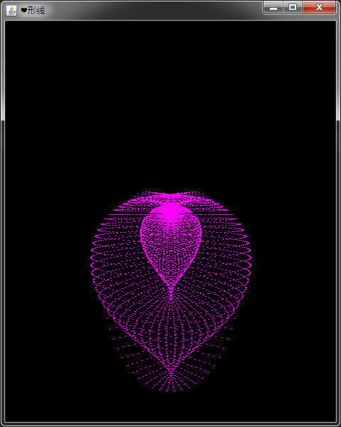 swing绘制爱心2 swing绘制爱心2