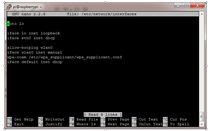 File editor nano File editor nano