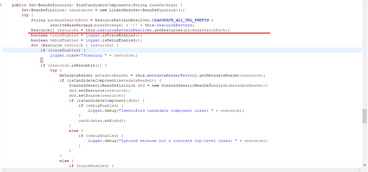 findCandidateComponents