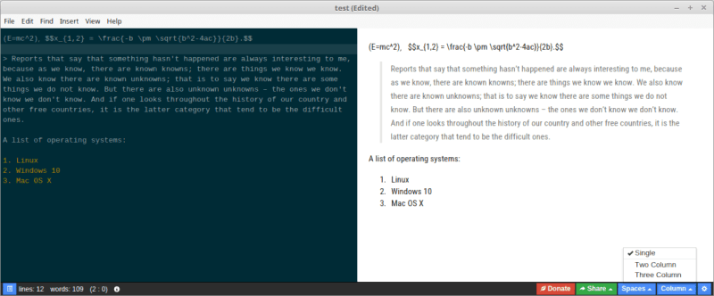 Haroopad - - cross-platform Markdown editor