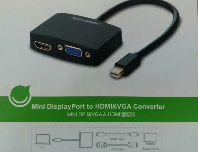 MINI DP 转 VGA 或 HDMI MINI DP 转 VGA 或 HDMI