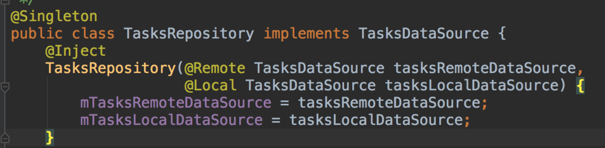 图十@Singleton注解的class