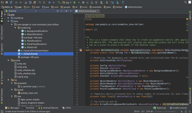 2017 Google ARCore开发准备（android端）