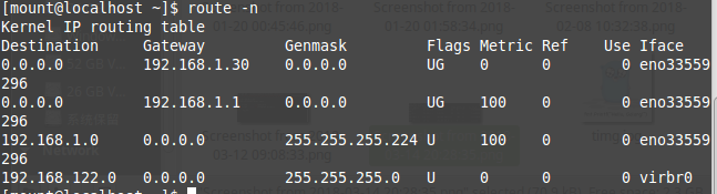 Real Server的路由表