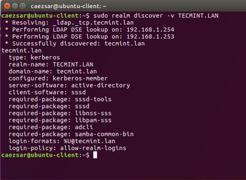 加入 Ubuntu 到 Samba4 Realm 加入 Ubuntu 到 Samba4 Realm