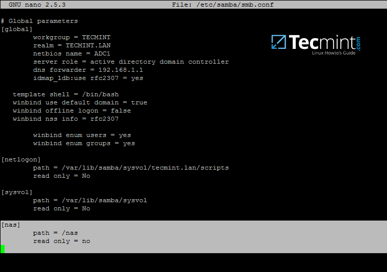 配置 Samba 共享目录 配置 Samba 共享目录