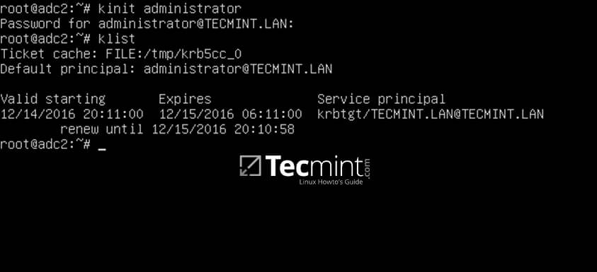使用 Samba 验证 Kerberos 认证是否正常 使用 Samba 验证 Kerberos 认证是否正常