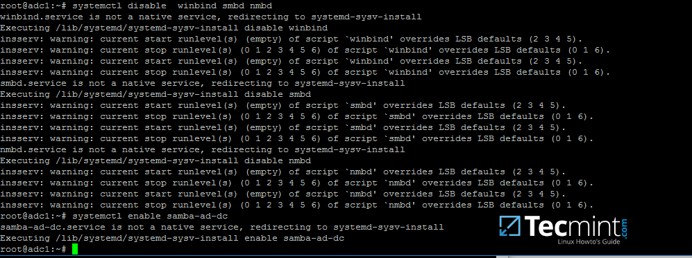启用 Samba4 AD DC 服务 启用 Samba4 AD DC 服务