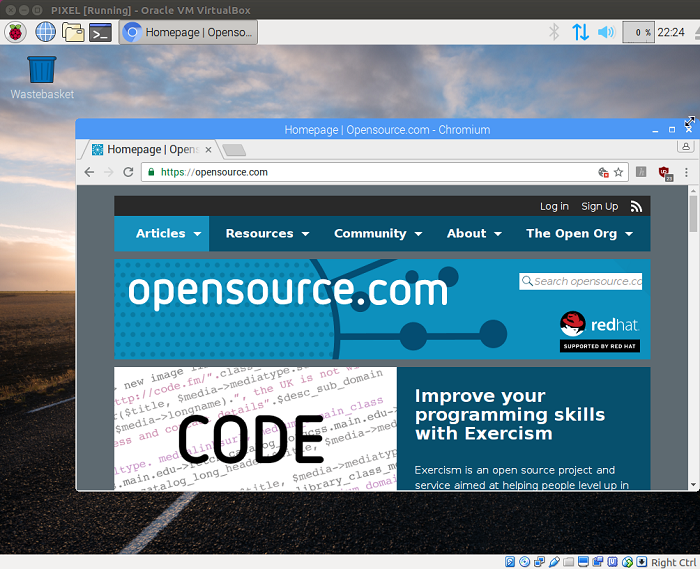 PIXEL Virtualbox PIXEL Virtualbox