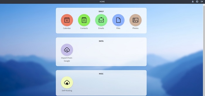 Main Cozy Interface 主要 Cozy 界面
