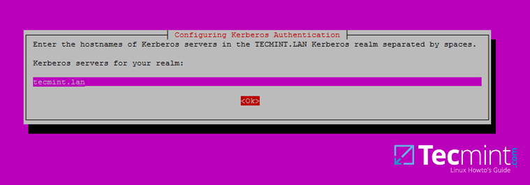 设置 Kerberos 服务器的主机名 设置 Kerberos 服务器的主机名