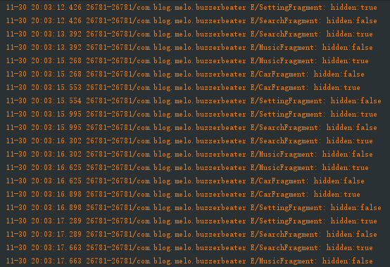 onHiddenChanged 回调