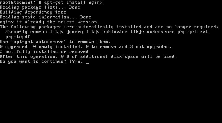 安装 Nginx 服务器 安装 Nginx 服务器