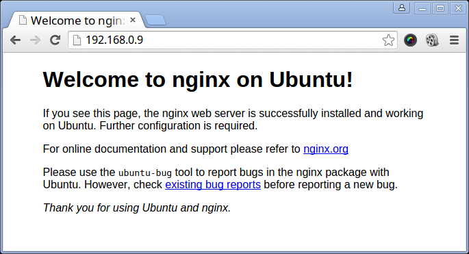 Nginx 默认页面 Nginx 默认页面