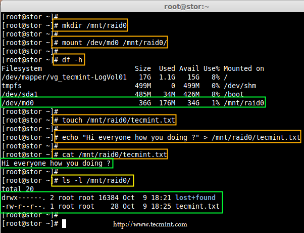 验证挂载的设备 验证挂载的设备