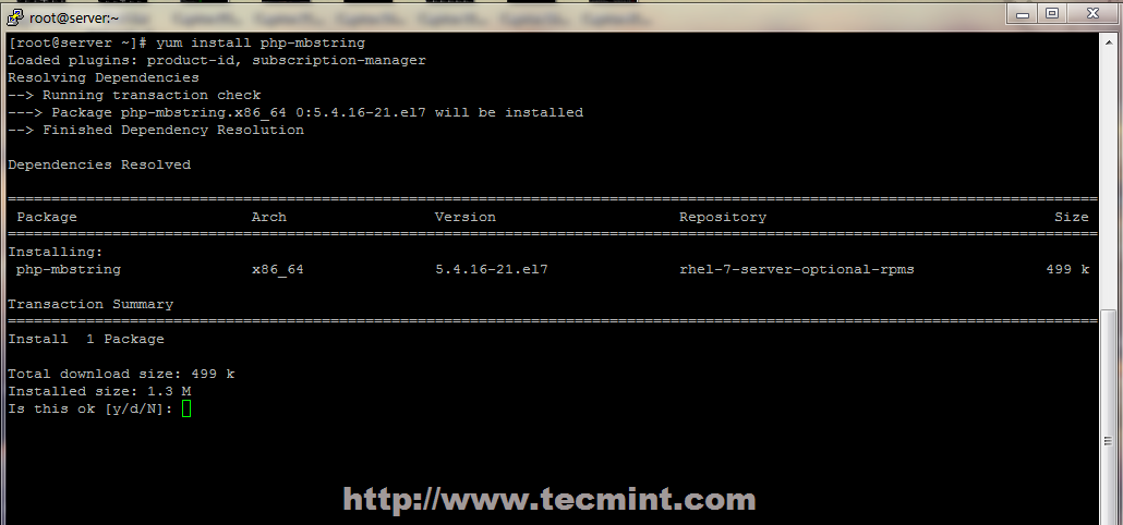 安装 PHP mbstring 模块 安装 PHP mbstring 模块