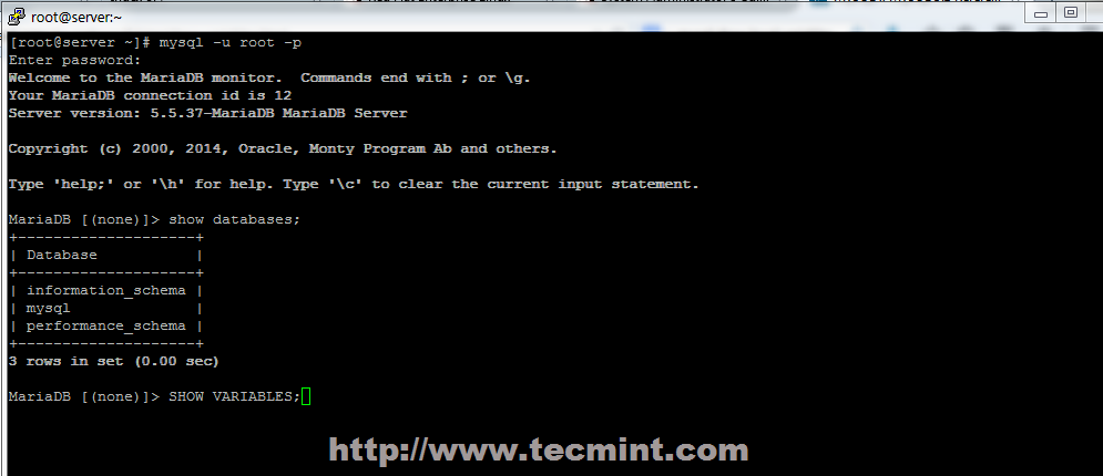连接 MariaDB 数据库 连接 MariaDB 数据库